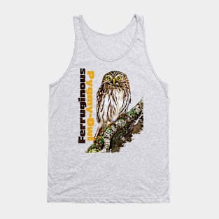 Ferruginous Pygmy-Owl color Tank Top